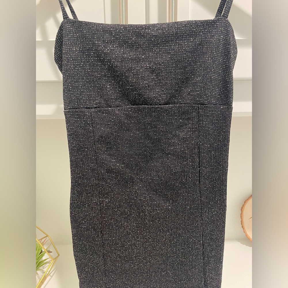 Y2K Core Sparkly Metallic Mini Dress - Picture 6 of 12